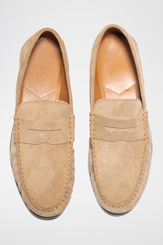 Nubuck Mocassins Willie - Beige - Beige
