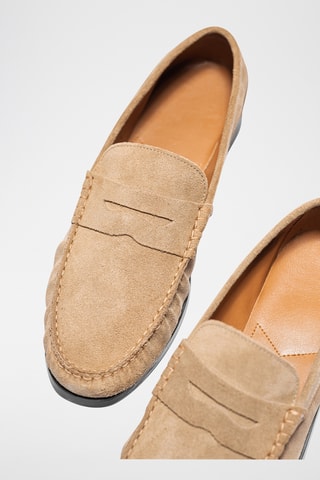 Nubuck Mocassins Willie - Beige - Beige