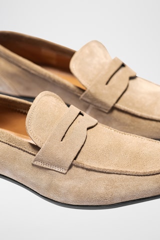 Nubuck Mocassins Trey Michaela - Beige - Beige