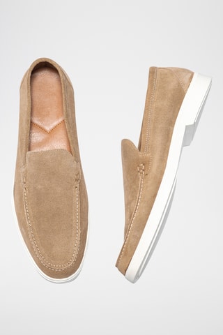 Nubuck Mocassins John - Beige - Beige