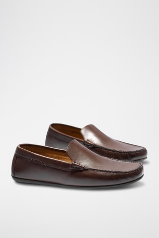 Leren Mocassins Steven - Bruin - Bruin