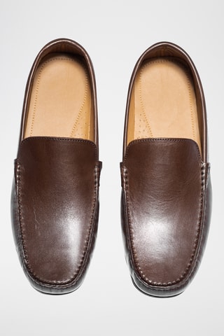 Leren Mocassins Steven - Bruin - Bruin