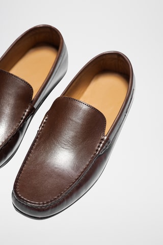 Leren Mocassins Steven - Bruin - Bruin