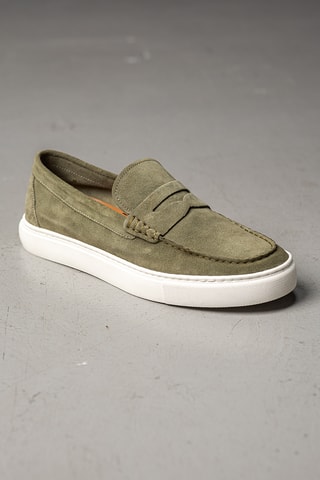 Nubuck Mocassins Matthew - Lichtkaki - Kaki