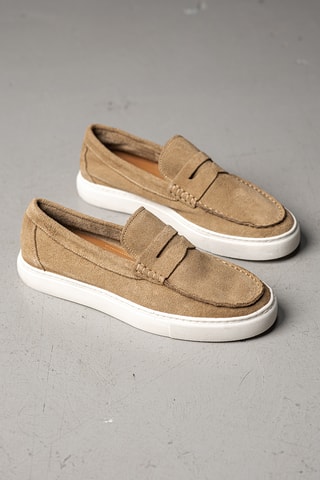 Nubuck Mocassins Matthew - Beige - Beige