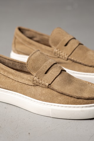 Nubuck Mocassins Matthew - Beige - Beige