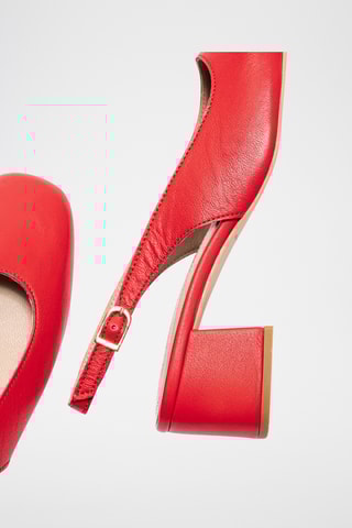 Leren Slingbacks Tracy - Rood - Rood