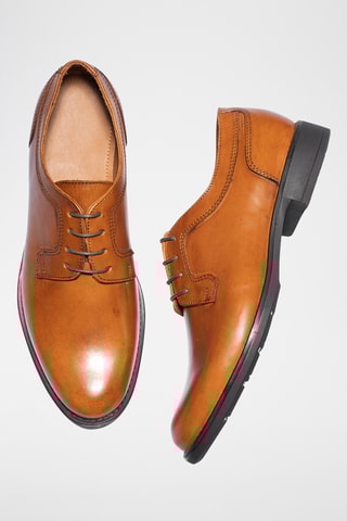 Leren Derby's Christopher - Cognacbruin - Lichtbruin