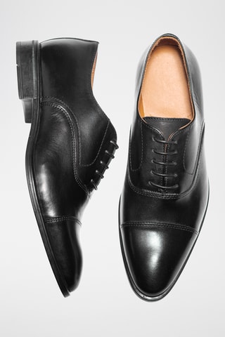 Leren Brogues Mike - Zwart - Zwart