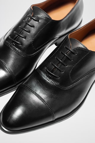 Leren Brogues Mike - Zwart - Zwart