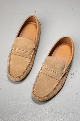 Nubuck Mocassins Jason - Beige - Beige