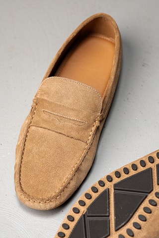 Nubuck Mocassins Jason - Beige - Beige