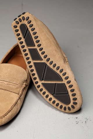 Nubuck Mocassins Jason - Beige - Beige