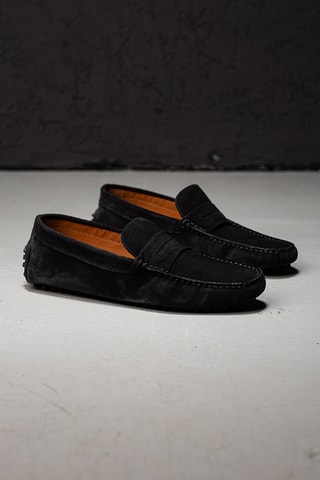 Nubuck Mocassins Jason - Marineblauw - Marineblauw