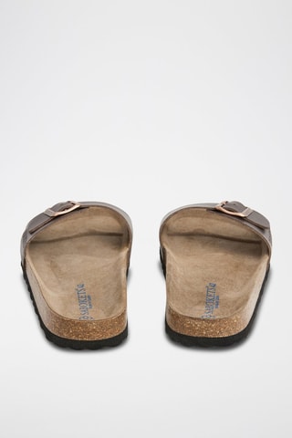 Mules en cuir - Marron
