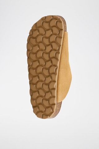 Mules en nubuck - Marron