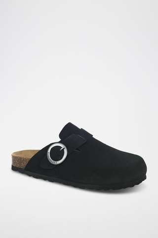 Sabots en nubuck Rosso Noir