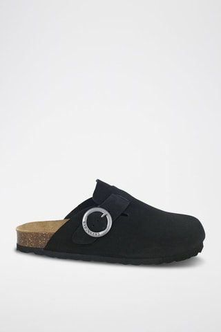 Sabots en nubuck Rosso Noir