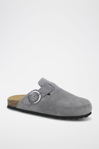 Sabots en nubuck Rosso Gris