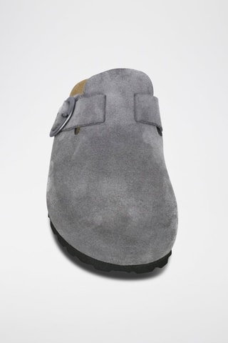 Sabots en nubuck Rosso Gris