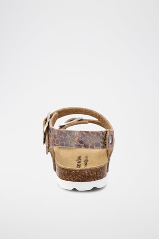 Mules en cuir - Orange