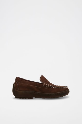 Mocassins en nubuck - Marron