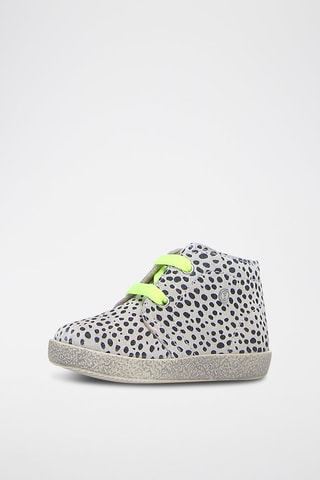 Bottines en cuir - Noir et blanc