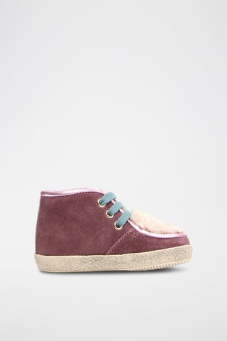 Bottines en nubuck - Violet