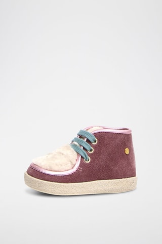 Bottines en nubuck - Violet