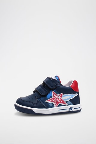 Baskets en cuir - 
Bleu