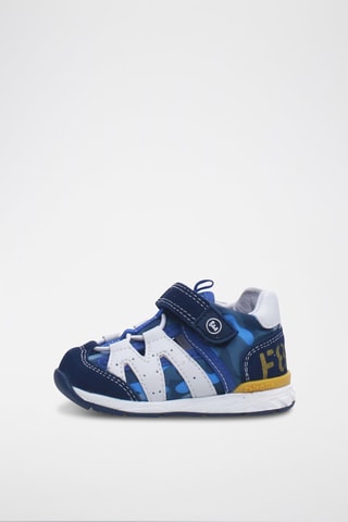 Baskets en cuir - 
Bleu