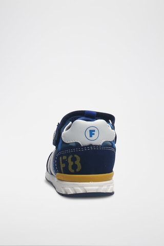 Baskets en cuir - 
Bleu