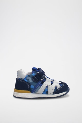 Baskets en cuir - 
Bleu