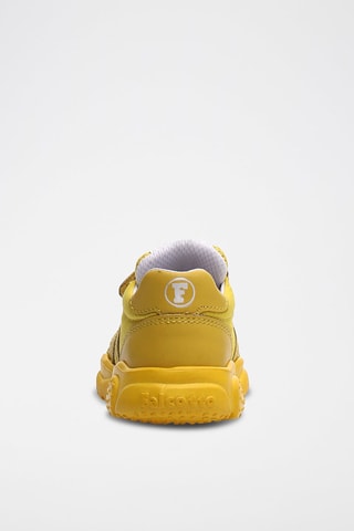 Baskets en cuir de veau - Jaune