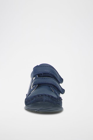 Baskets en cuir - Bleu marine