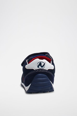 Baskets en cuir de veau - Bleu marine