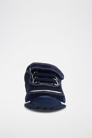 Baskets en cuir de veau - Bleu marine