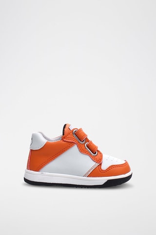 Baskets en cuir - Orange