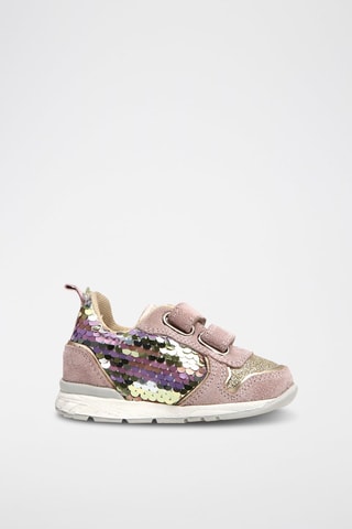 Baskets en cuir - Rose