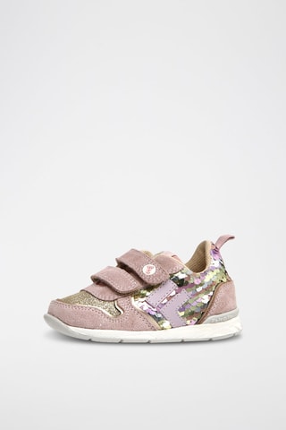 Baskets en cuir - Rose