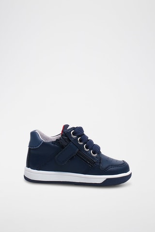 Baskets en cuir - Bleu