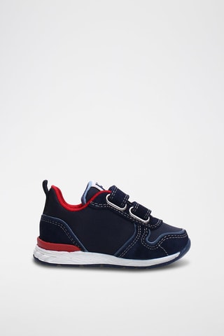 Baskets en nubuck - Bleu marine
