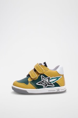Baskets en cuir - 
Jaune