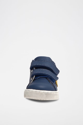Baskets en cuir - Bleu marine