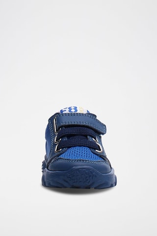 Baskets en cuir de veau - Bleu roi