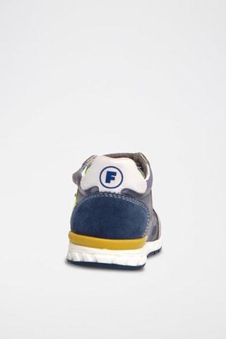 Baskets montantes en cuir - Gris