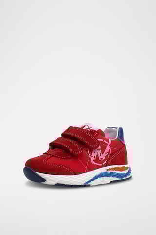 Baskets en cuir de veau - Rouge