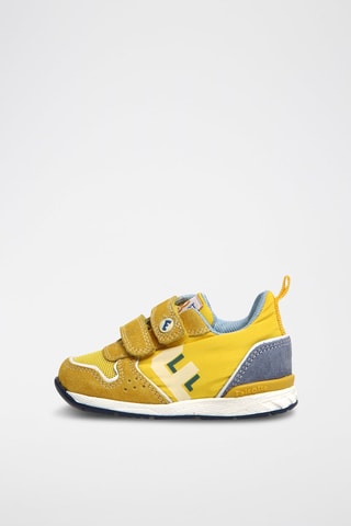 Baskets en nubuck - Jaune