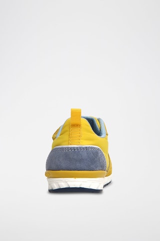 Baskets en nubuck - Jaune