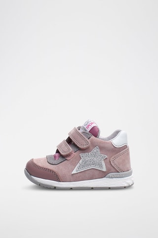 Baskets en cuir - Vieux rose